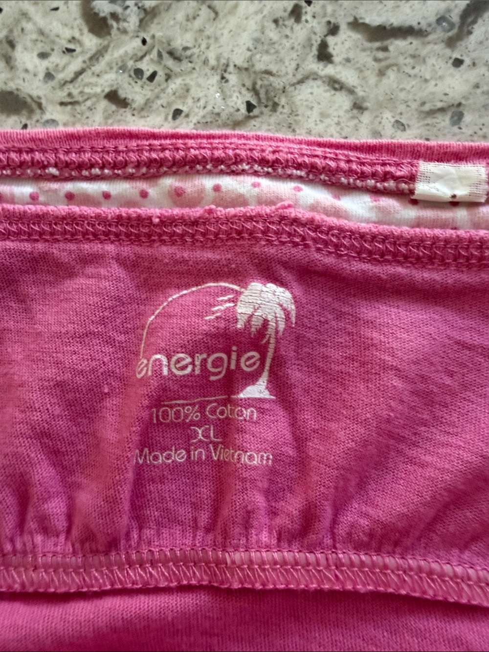 Energie Pink Tank Tunic with Trim - Picture 4 of 5